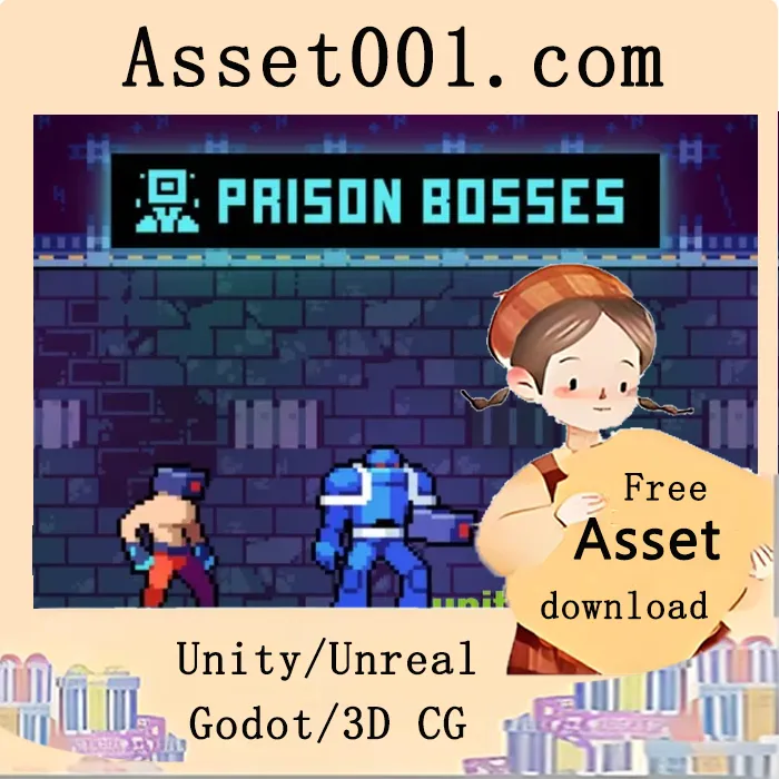Prison Bosses Pixel Art Sprite Pack