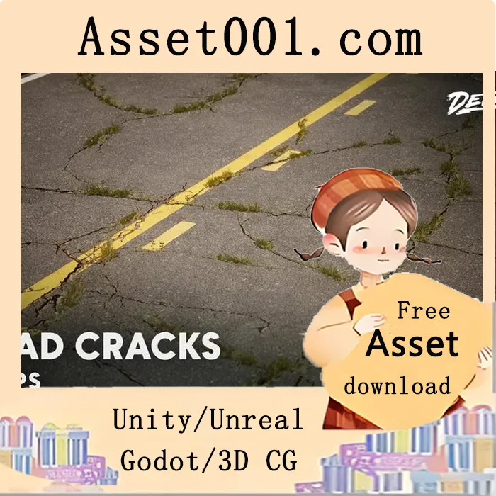 Road Cracks VOL. (Low Poly) Road Cracks VOL. (Low Poly)