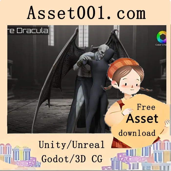 Count Dracula Vampire - Realistic Monsters - Animation Fantasy Horror Boss - #15 Count Dracula Vampire - Realistic Monsters - Animation Fantasy Horror Boss - #15