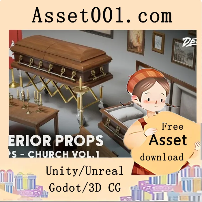 Church VOL.1 - Interior Props