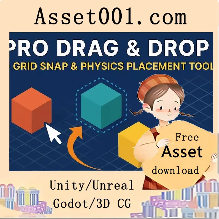 Pro Drag & Drop + Grid Snap & Physics Placement Tool v1.0 Pro Drag & Drop + Grid Snap & Physics Placement Tool v1.0
