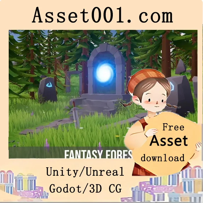 Low Poly Fantasy Forest v1.02