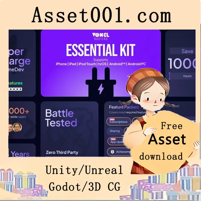 Essential Kit V3 - IAP, Leaderboards, Cloud Save, Notifications, Gallery & More v3.5.0