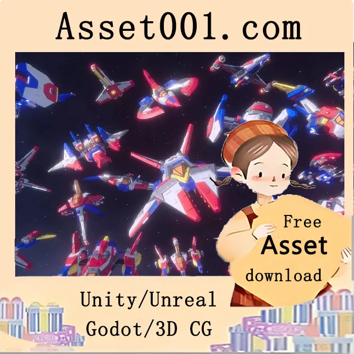 Modular Space Fighter PBR v1.0