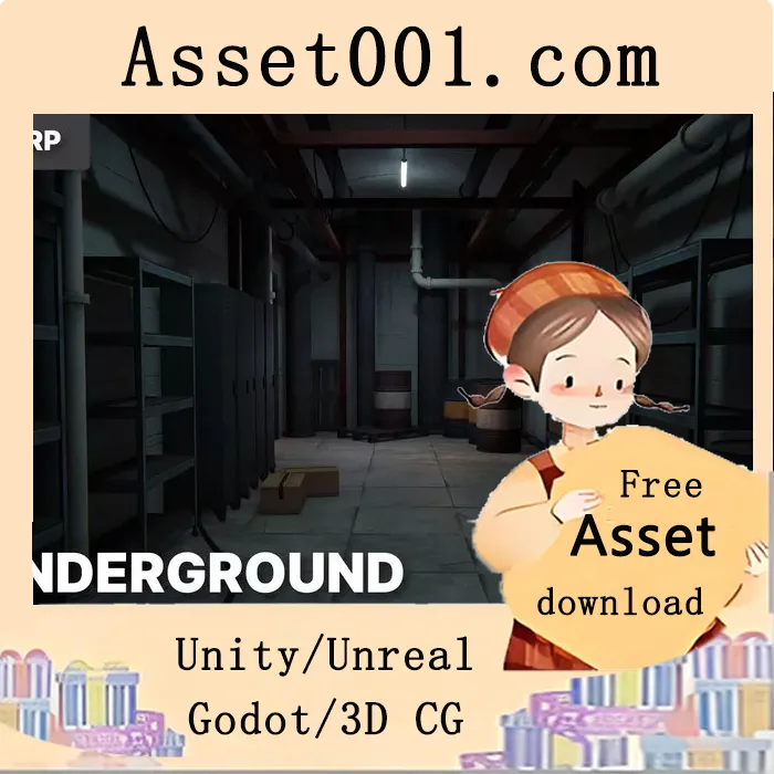 Underground - Modular Abandoned Basement Bunker Environment URP v1.0 Underground - Modular Abandoned Basement Bunker Environment URP v1.0