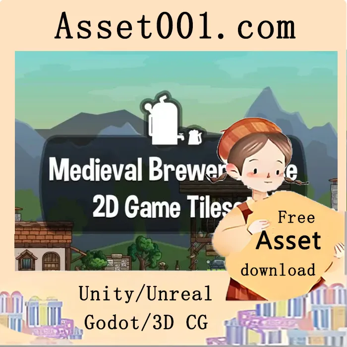 Medieval Brewery Tileset for Platformer Games