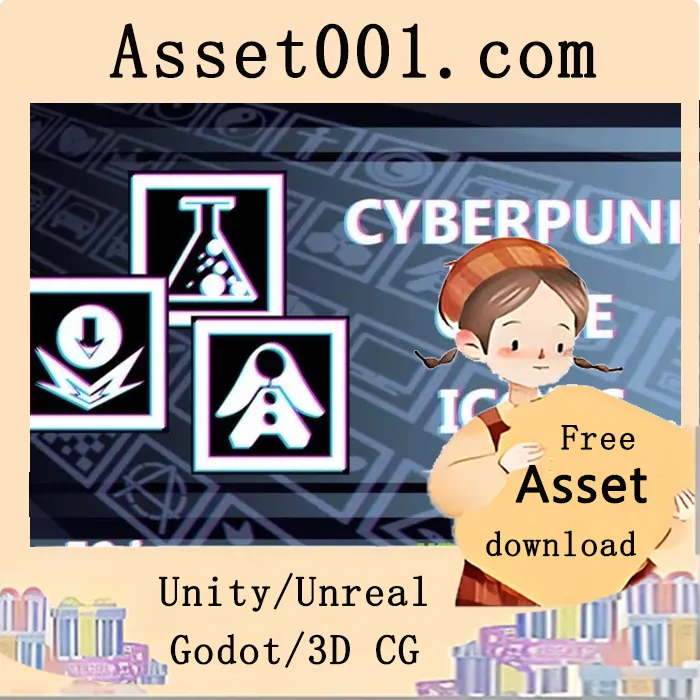 Game 512x512 Icons for Cyberpunk UI