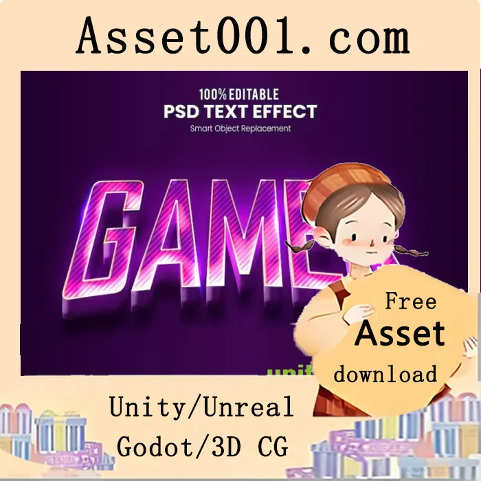 Gamer - Purple Modern and Futuristic Text Effect