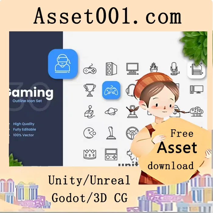 Gaming Outline Icons