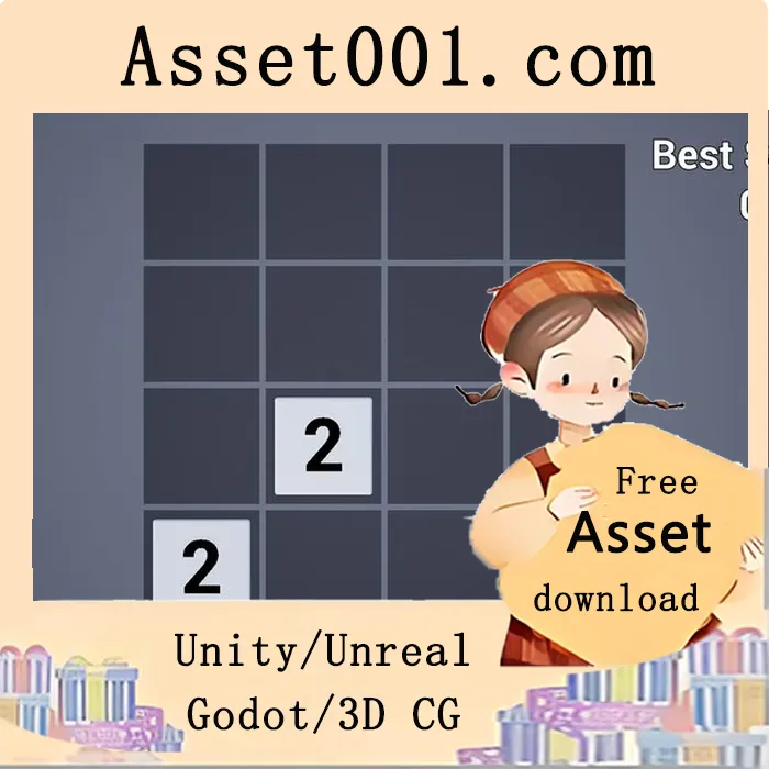 2048 Puzzle Game Template 4.27+