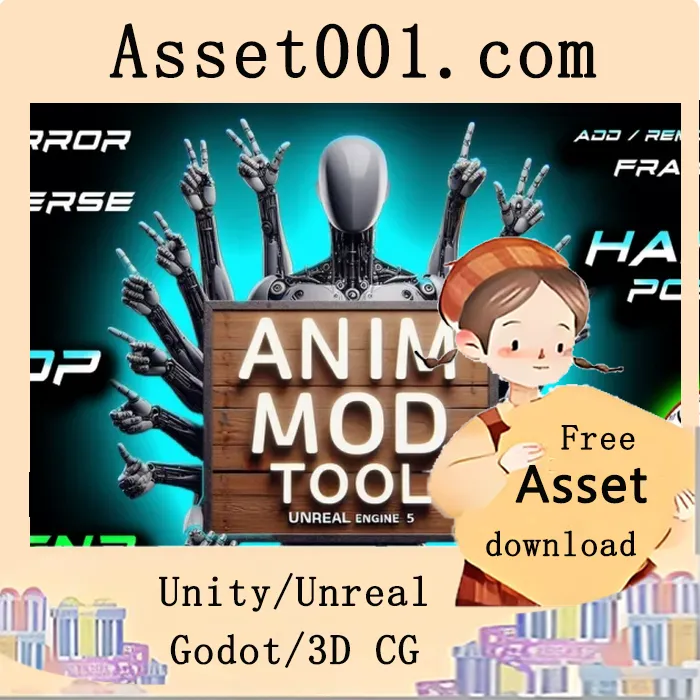 ANIM MOD TOOL [Animation Modifier: blend, mirror, reverse Animations and Mocap] v5.6