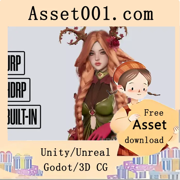 Dryad Girl Fawnia v1.0