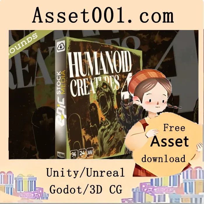 Humanoid Creatures 4：怪物与亡灵生物音效集合|Humanoid Creatures 4 v5.4+