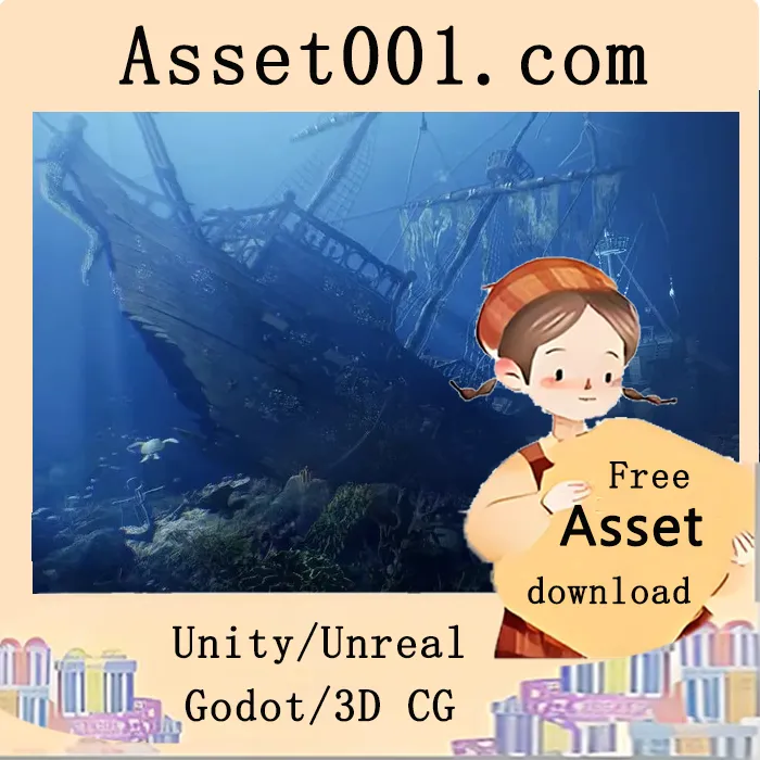 Underwater Sunken Ship Environment v1.0