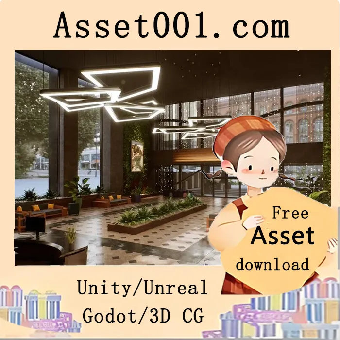 Hotel Lobby Environment ( Motel Lobby Lounge Reception ) 5.4