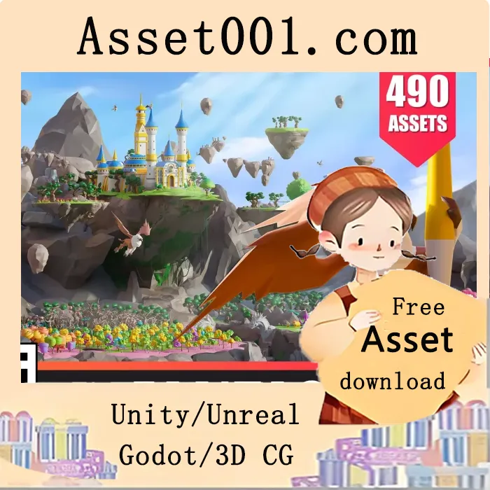 Fantasy - Low Poly 3D Models Pack v2.1