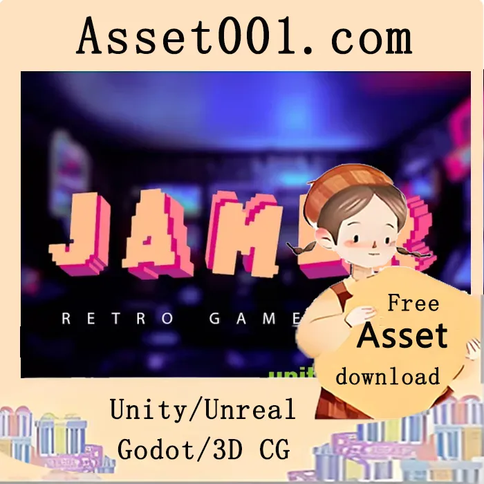 Jamer - retro game font