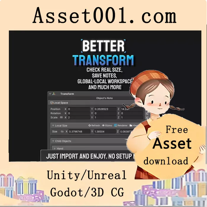 Better Transform - Size, Notes, Global-Local workspace & child parent transform v2.11.0 (June 16, 2025)