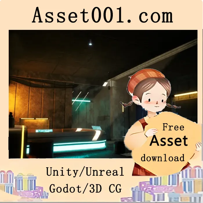 Cyberpunk Bathroom Environment ( Modular , Interior , Brutalist, Cyberpunk ) v5.5