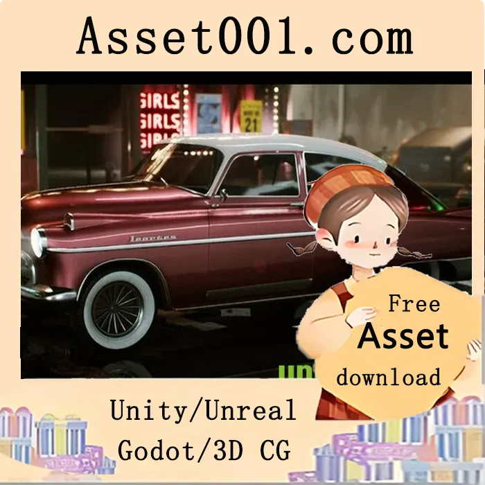 Classic Car 03 ( Classic Car Cars Driveable Functional Vintage Vehicle Model ) v5.5