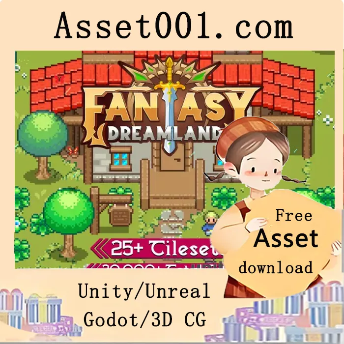 2D TopDown Tilesets Fantasy Dreamland v5.14.0 (13 Jun 2025)