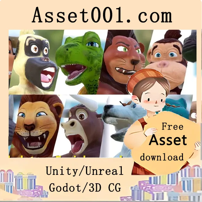 Cartoons Animals Pack 2 (4.21+)