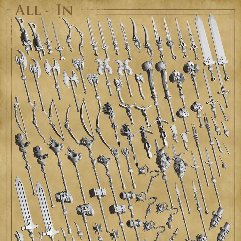 Cast n Play – Endless Vault，幻想之库：3D打印模型|Cast n Play – Endless Vault, Fantasy Vault – 3D Print Model STL