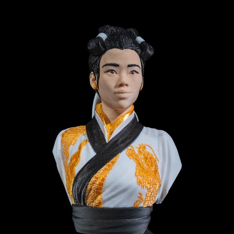 世界女性——中国风3D打印模型|Women of the World – Chinese – 3D Print Model STL