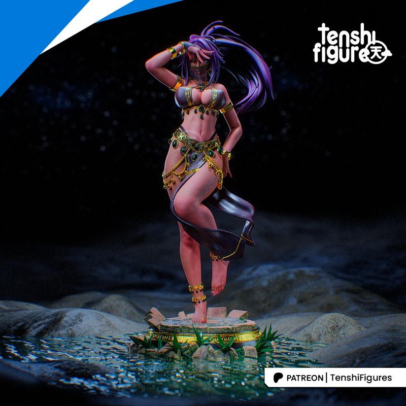 BLEACH 朽木白哉 3D打印模型|Tenshi Figures – Bleach – Yoruichi – 3D Print Model STL