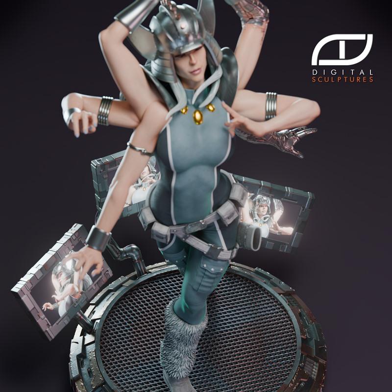 ATV数字雕塑·螺旋·3D打印模型|ATV Digital Sculptures – Spiral – 3D Print Model STL