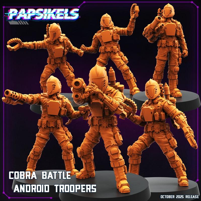 Papsikels迷你模型·赛博朋克2025十月版·3D打印模型|Papsikels Miniatures – Cyberpunk October 2025 – 3D Print Model STL