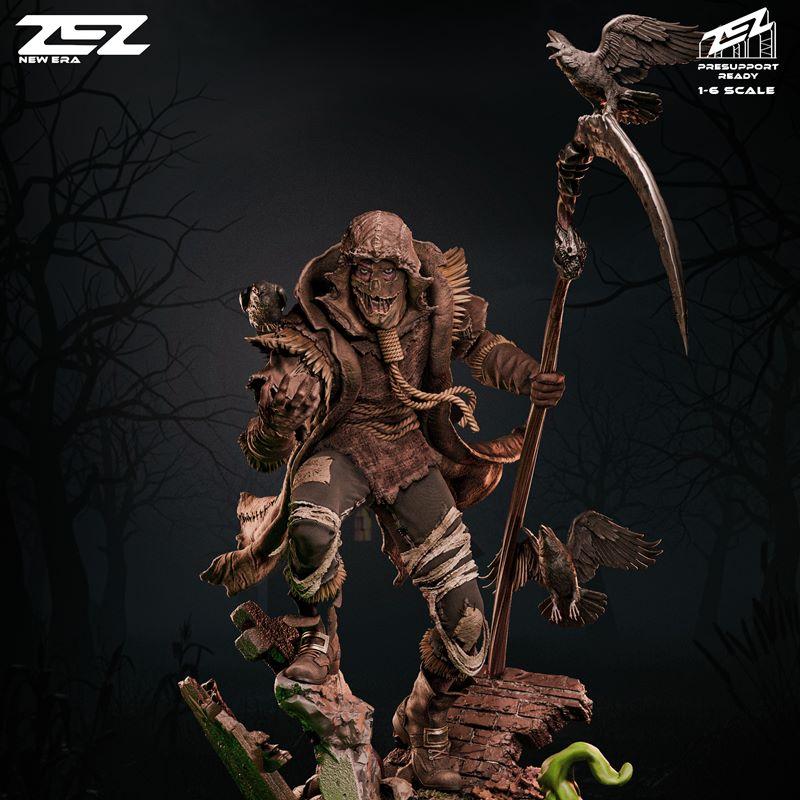 ZEZ工作室 scarecrow雕像 3D打印模型|ZEZ Studio – Scarecrow Statue and Bust – 3D Print Model STL