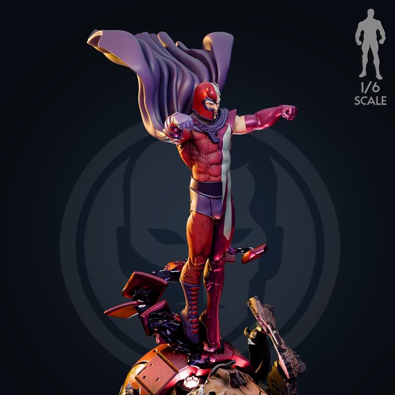 磁力博士3D打印模型|Dual Collectibles – Magneto – 3D Print Model STL