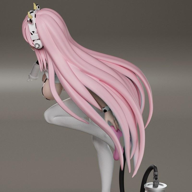 超能音速 - Ukupalua 3D打印模型|Ukupalua – Super Sonico – 3D Print Model STL