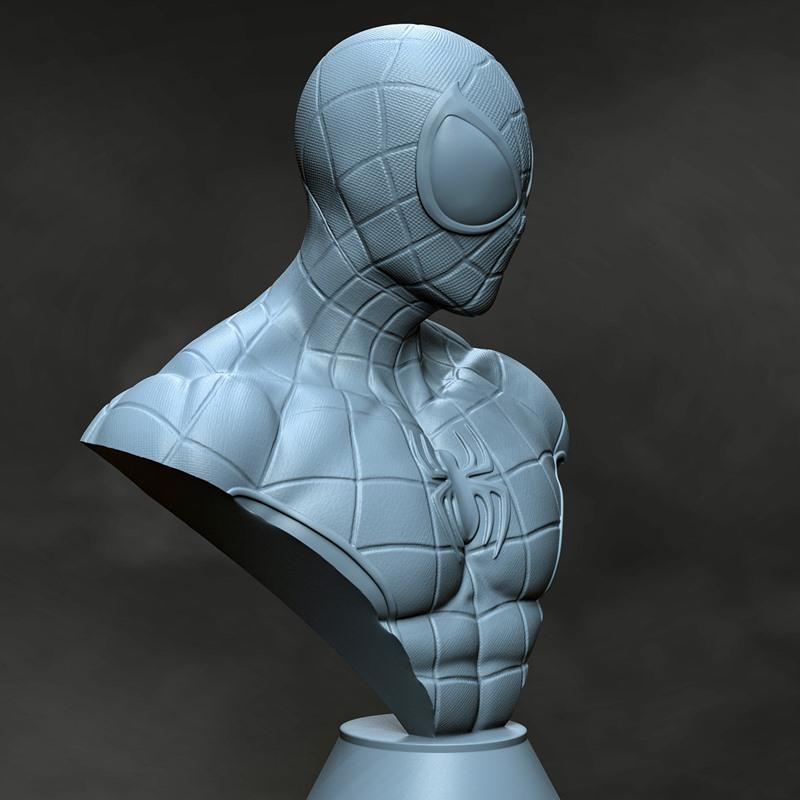 Stalyn Quito – Spiderman Bust – 3D Print Model STL