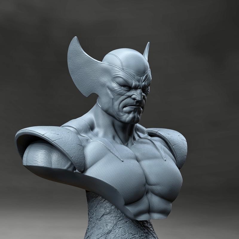 Stalyn Quito – Wolverine Bust – 3D Print Model STL