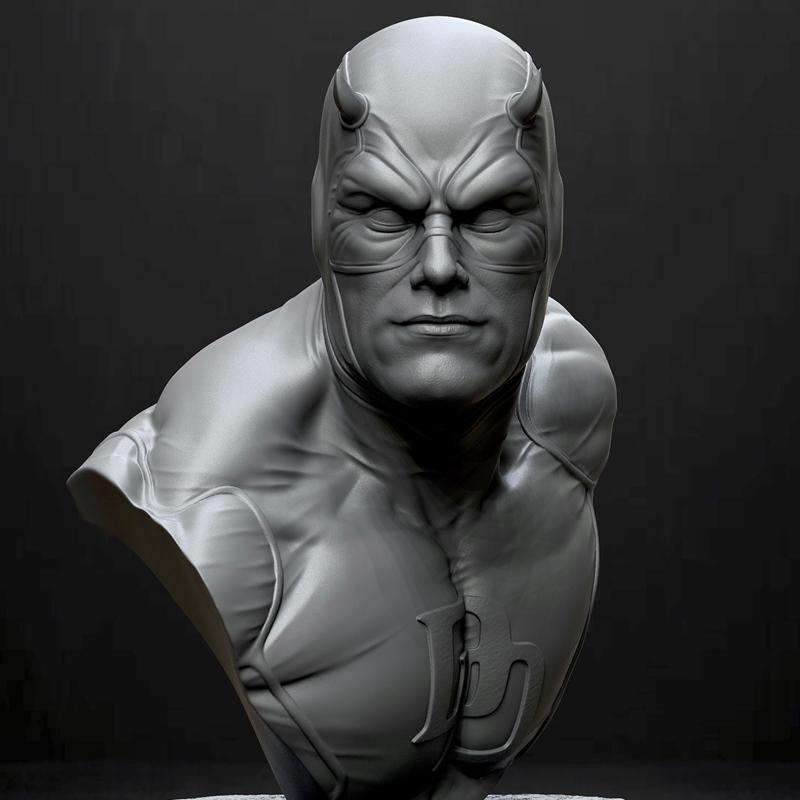 Stayln Quitto – Daredevil Bust – 3D Print Model STL