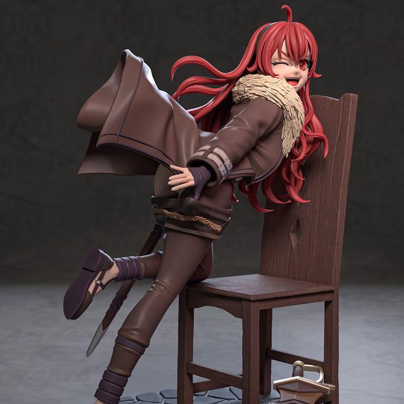 Azerama - 神之塔 - 艾莉斯·格雷拉特 3D打印模型|Azerama – Mushoku Tensei – Eris Greyrat – 3D Print Model STL