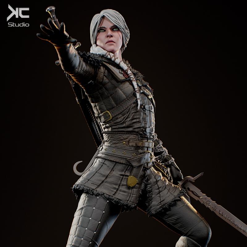 KC Studio - Ciri - 3D打印模型|KC Studio – Ciri – 3D Print Model STL
