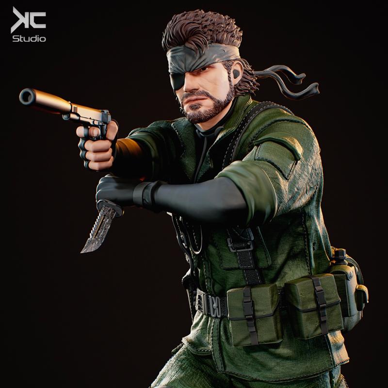 KC Studio - 裸蛇 - 3D打印模型|KC Studio – Naked Snake – 3D Print Model STL