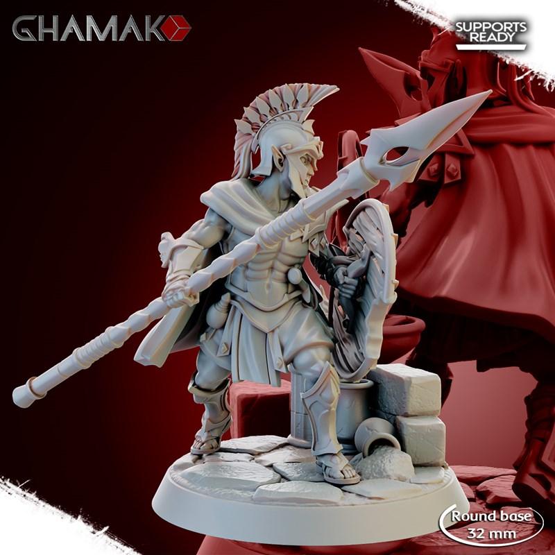 Ghamak——光之重装步兵 3D打印模型|Ghamak – Hoplites of Light – 3D Print Model STL