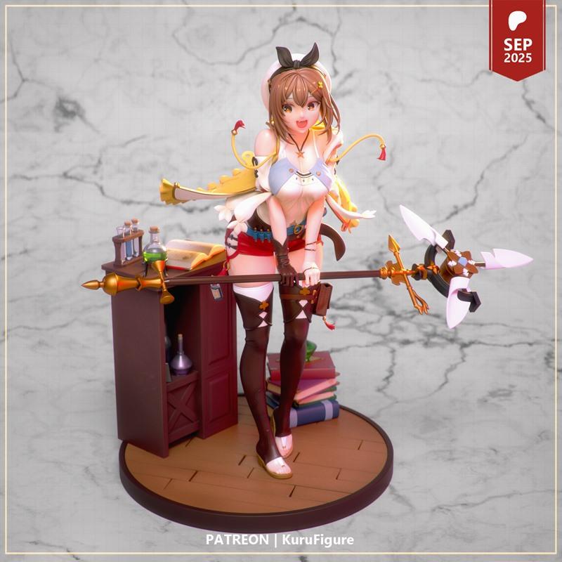雷扎工作室出品《Reisalin Stout》3D打印模型|Kuru Figure – Reisalin Stout from Atelier Ryza – 3D Print Model STL