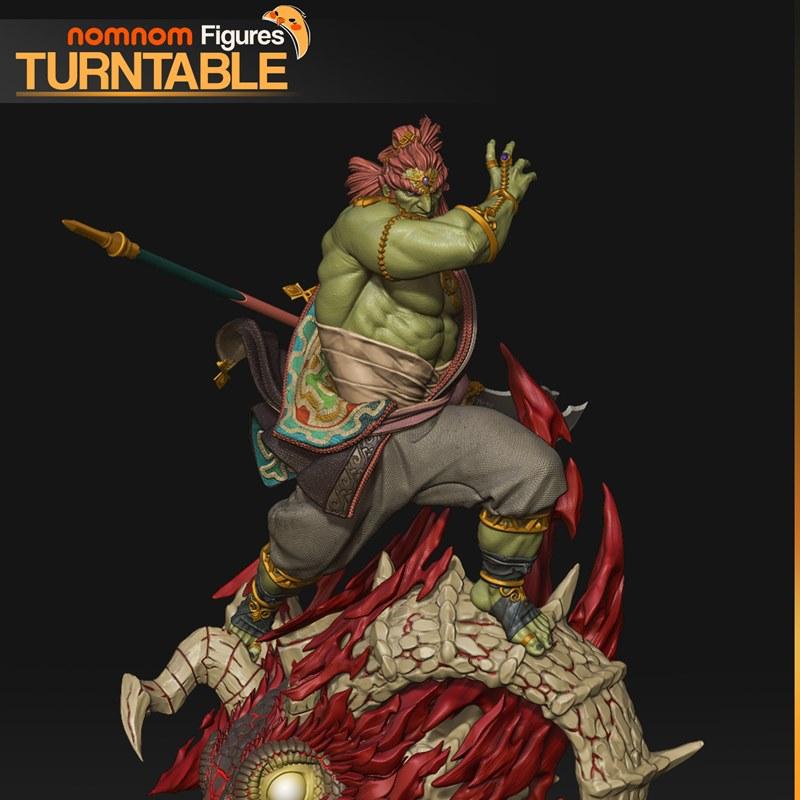 塞尔达传说：时之笛2 恶魔王加农 3D打印模型|Nomnom Figures – Legend of Zelda Tears of the Kingdom – Ganondorf – 3D Print Model STL