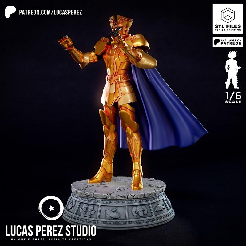 卢卡斯·佩雷斯 - 双子座 - 3D打印模型|Lucas Perez – Geminis – 3D Print Model STL