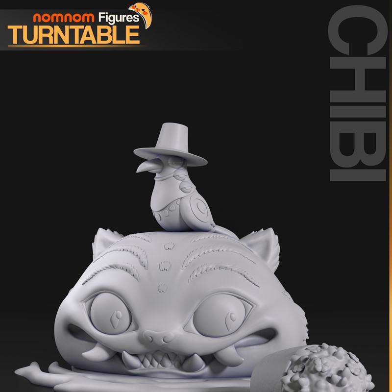 Chibi小虎人3D打印模型|Nomnom Figures – Chibi Derpy Tiger – Kpop Demon Hunters – 3D Print Model STL