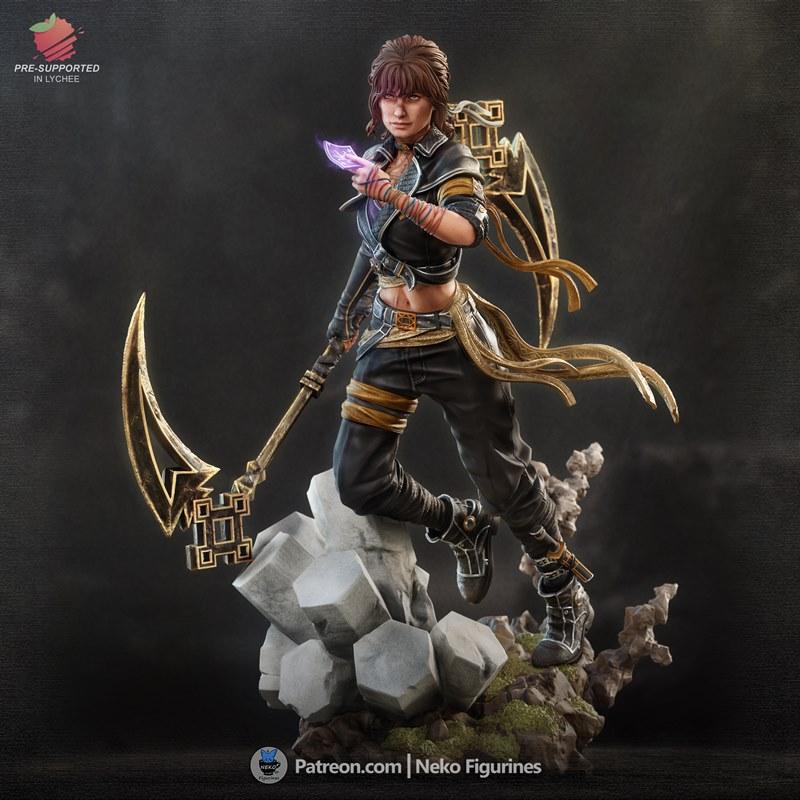 斯凯尔作品《探险33》NEKO手办3D打印模型|Neko Figurines – Sciel – Expedition 33 – 3D Print Model STL