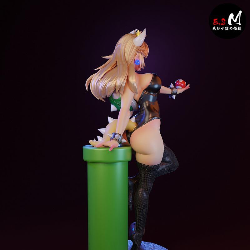 E.S怪物 - 弓装少女 - 3D打印模型|E.S Monster – Bowsette – 3D Print Model STL