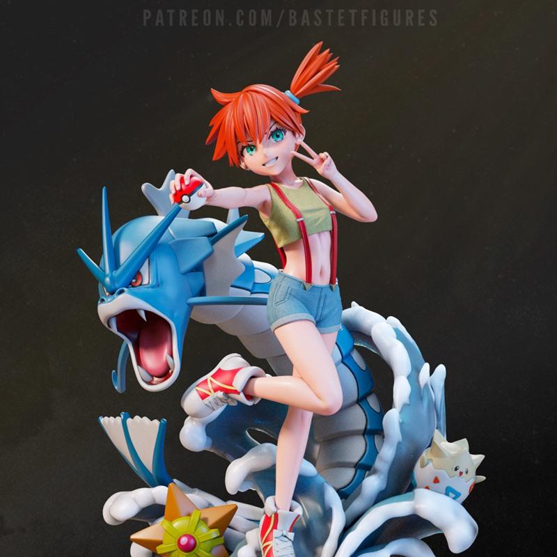 Bastet角色3D打印模型Misty版|Bastet Figures – Misty – Pokemon – 3D Print Model STL