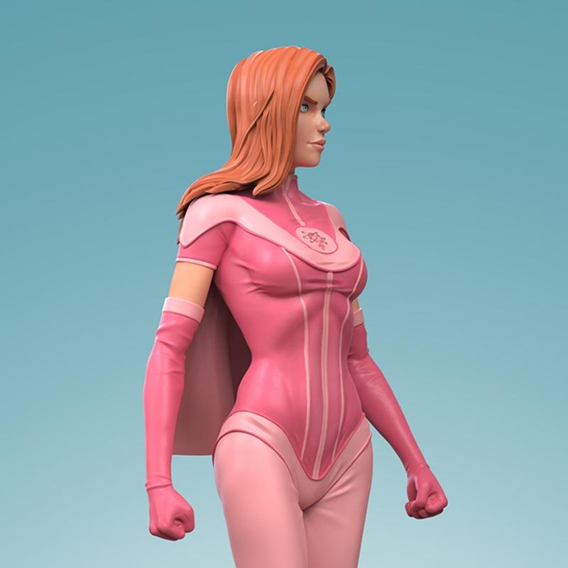 IL Paddyy 旗下作品《Atom Eve》中的无敌角色3D打印模型|IL Paddyy – Atom Eve – Invincible – 3D Print Model STL
