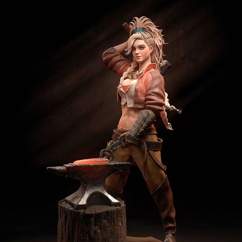Gemma 3D打印模型 - 《怪物猎人：荒野》角色雕塑|h3LL creator – Gemma – Monster Hunter Wilds – 3D Print Model STL
